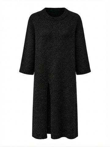 Audacious Sequined Knit Dress
