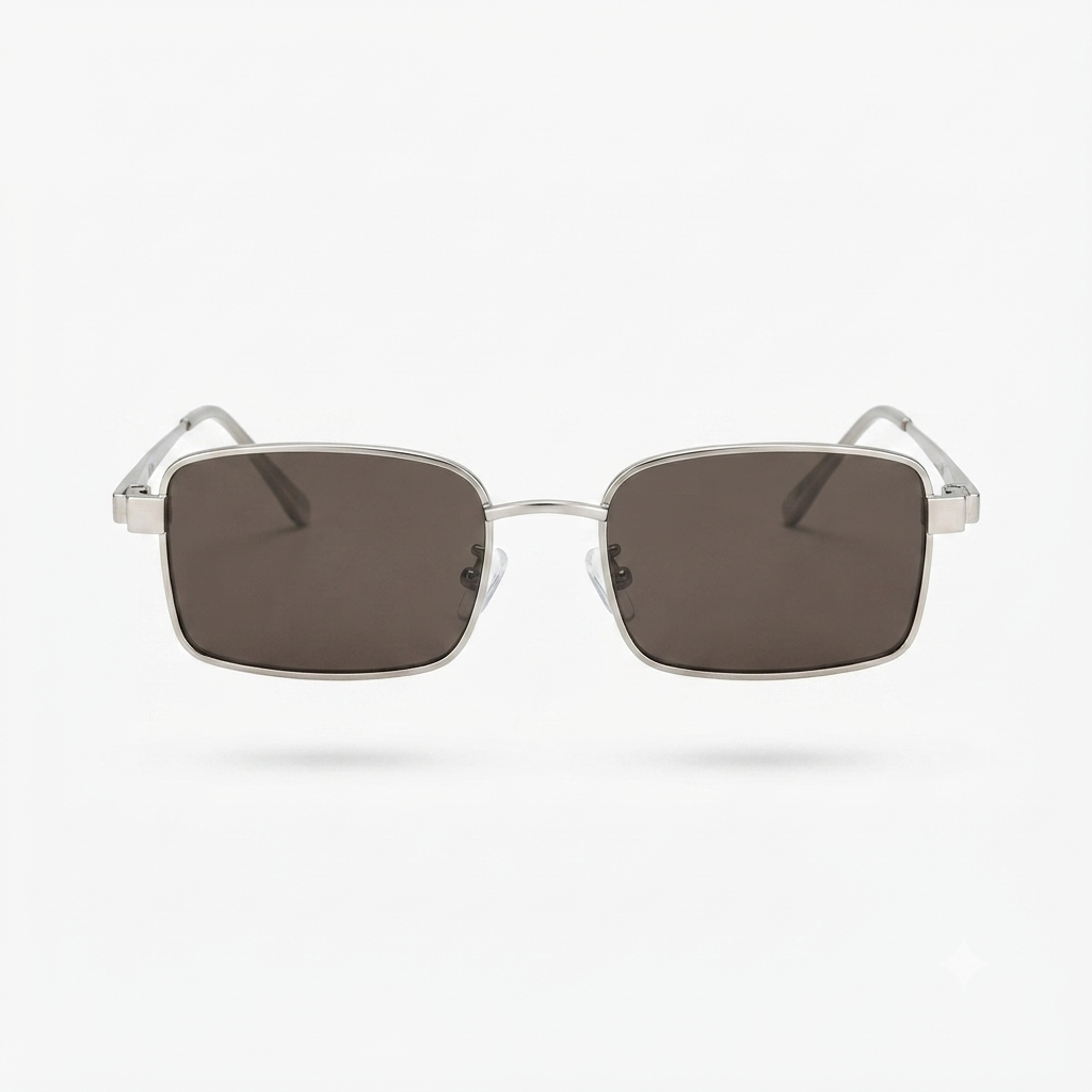 Daring Gold Rectangle Sunglasses