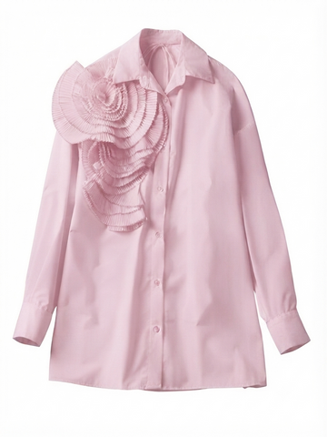 Audacious Ruffled Button-Up Shirt