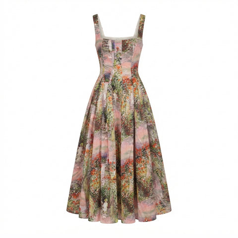 Wanderlust Floral Print Midi Dress