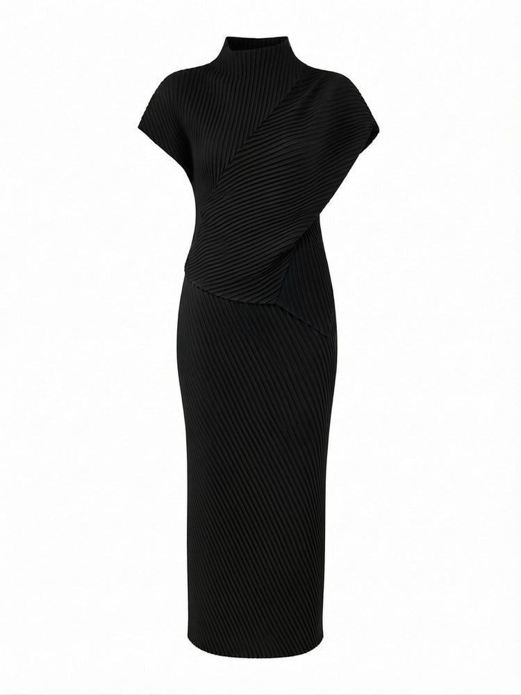 Boundless Irregular Pleated Two-Piece Set