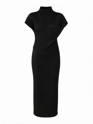 Boundless Irregular Pleated Two-Piece Set