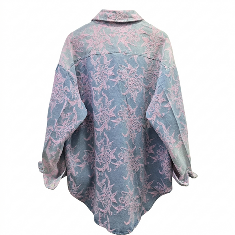 Wanderlust Embroidered Denim Blouse