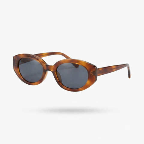 Confident Vintage Oval Sunglasses