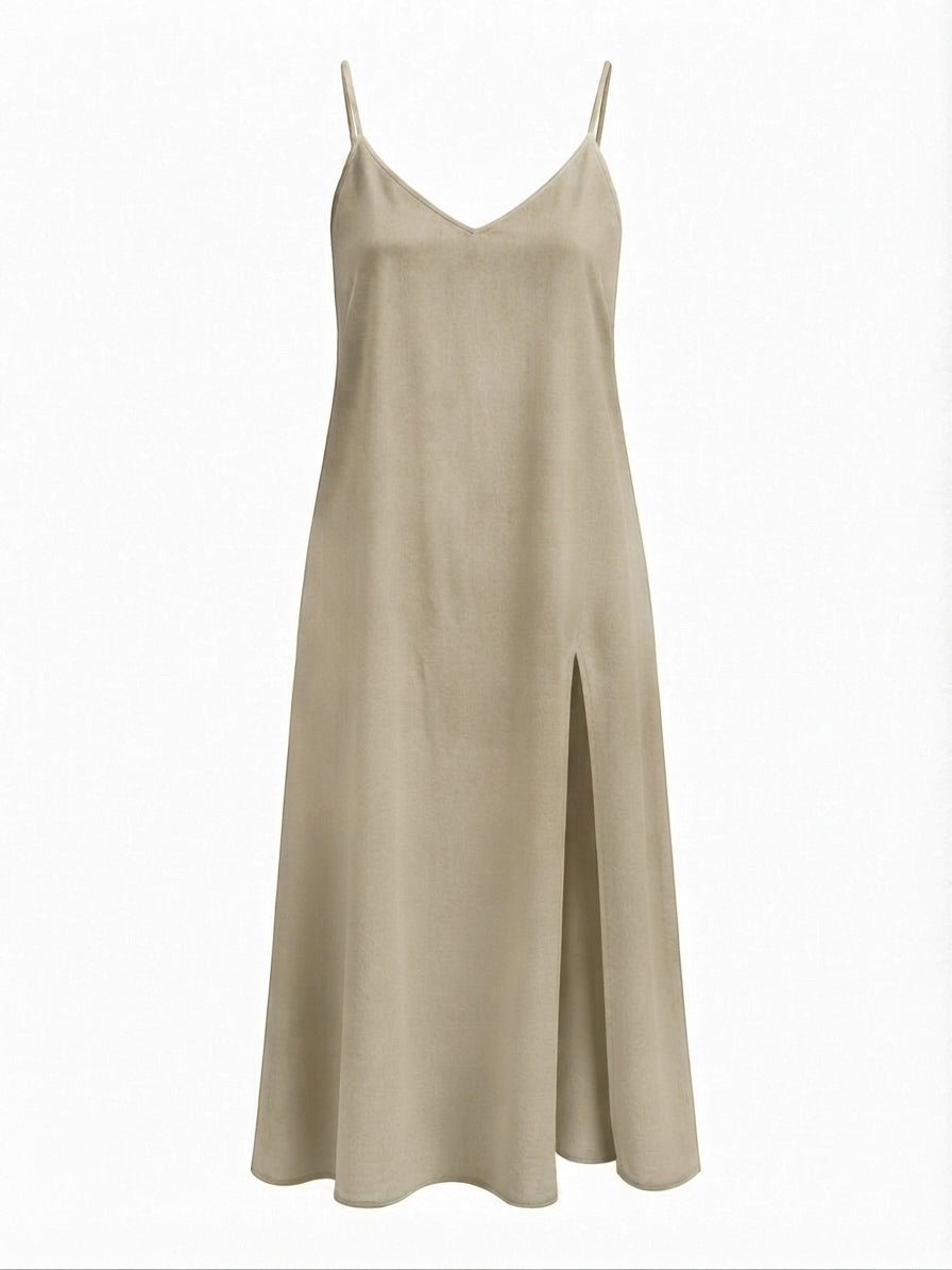 Liberated Flowing Slit Maxi Dress