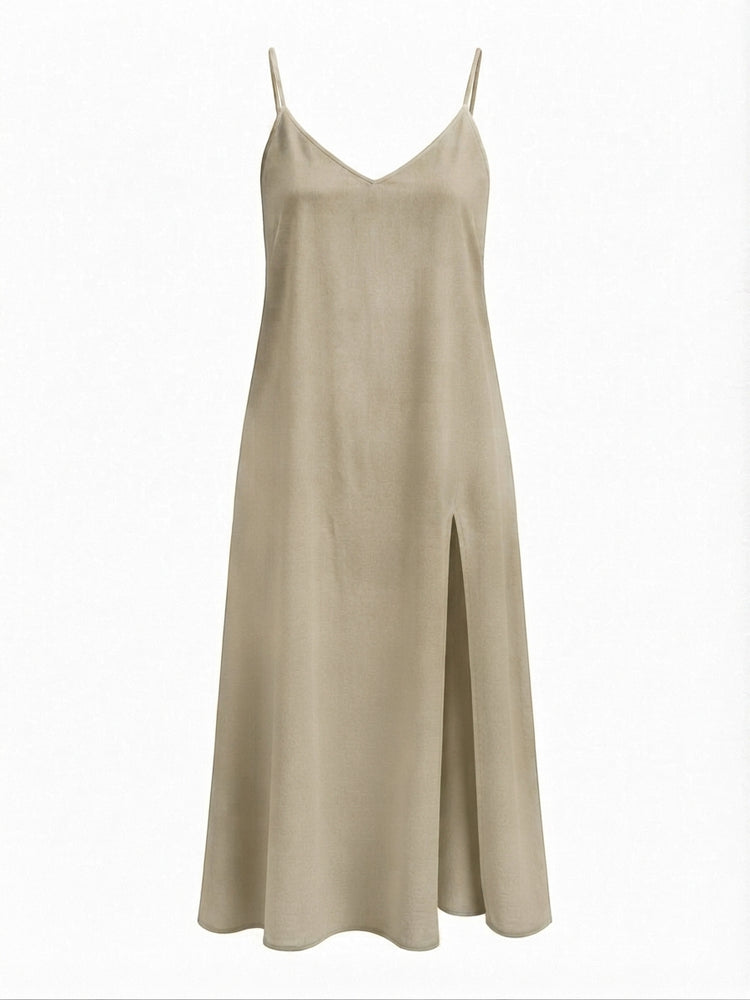 Liberated Flowing Slit Maxi Dress