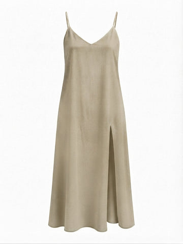 Liberated Flowing Slit Maxi Dress