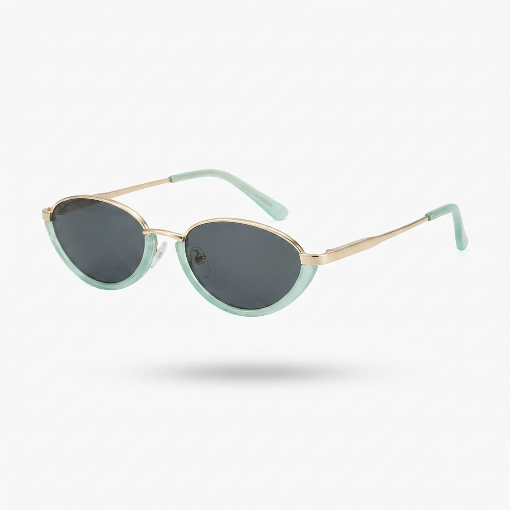 Confident Metal Cat Eye Sunglasses