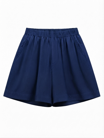 Grounded Loose Linen Shorts