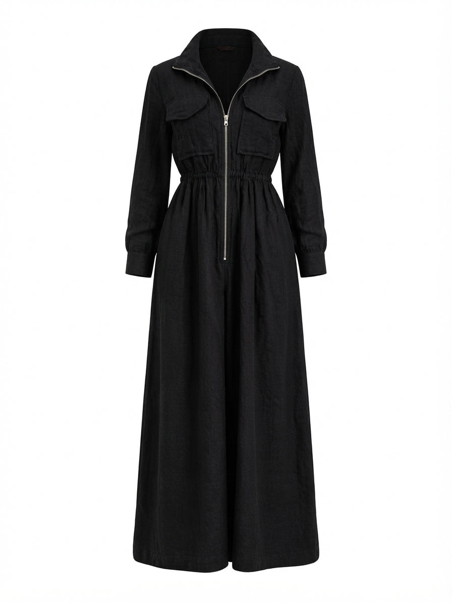 Wanderlust Drawstring Maxi Dress