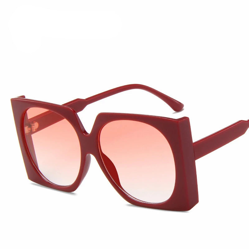 Daring Oversized Plastic Sunglasses