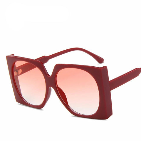 Daring Oversized Plastic Sunglasses
