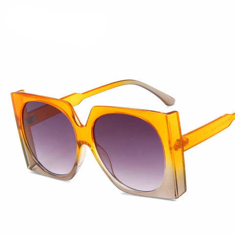 Daring Oversized Plastic Sunglasses
