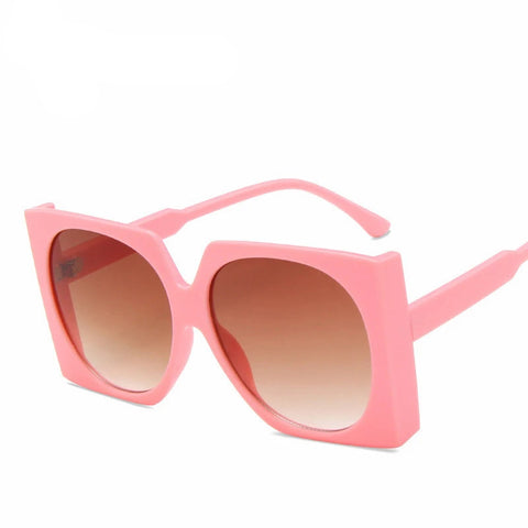 Daring Oversized Plastic Sunglasses