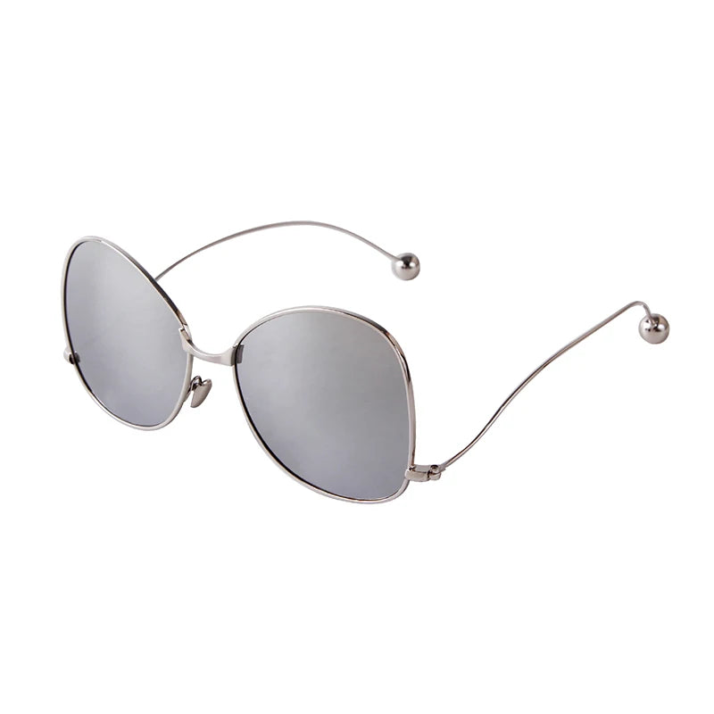 Radiant Gold Oversized Sunglasses