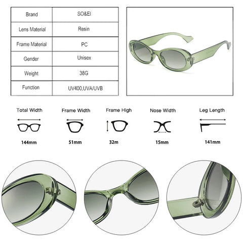 Fierce Leopard Retro Sunglasses