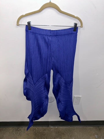 Cobalt Origami-Pleat Trousers