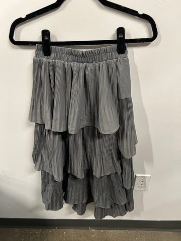 The Ariela Pleated Tiered Skirt