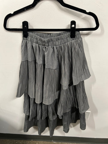 The Ariela Pleated Tiered Skirt