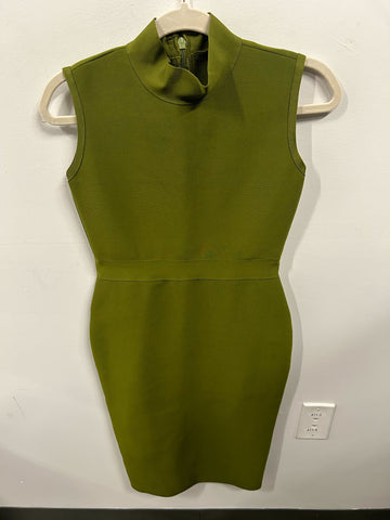 The Olive Sculpted Sheath Dress