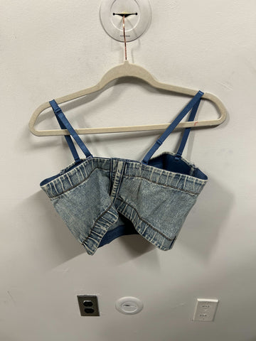 The Carver Denim Bustier