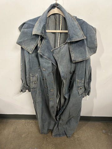 The Architect Denim Trench Coat