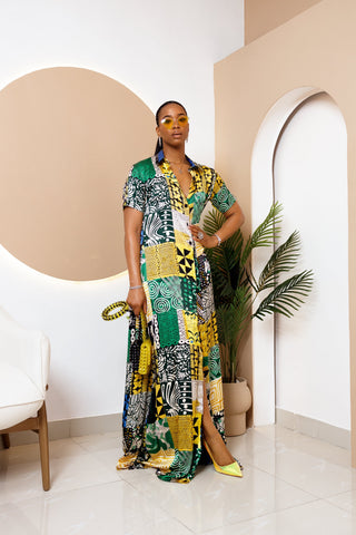 Final Sale Ankara Maxi Kaftan