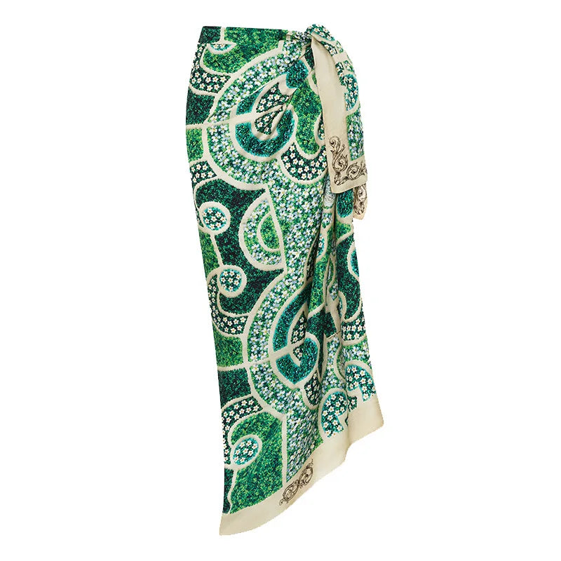 Elegant Printed One-Piece Swimsuit