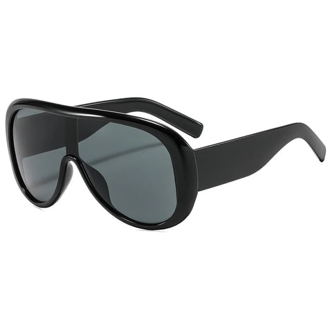 Audacious Oversized Shield Sunglasses