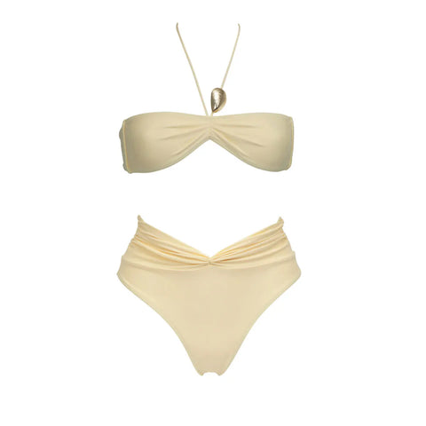 Divine Ruched Cover Up Bikini Set