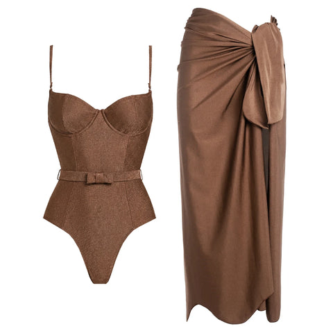 Worthy Bandeau Bodycon Swimsuit