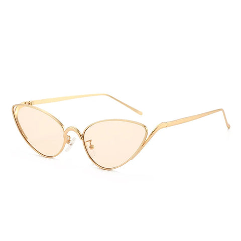 Fierce Gold Cat Eye Sunglasses