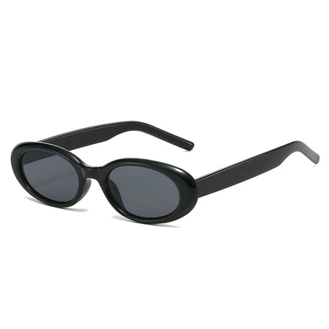 Audacious Leopard Oval Sunglasses