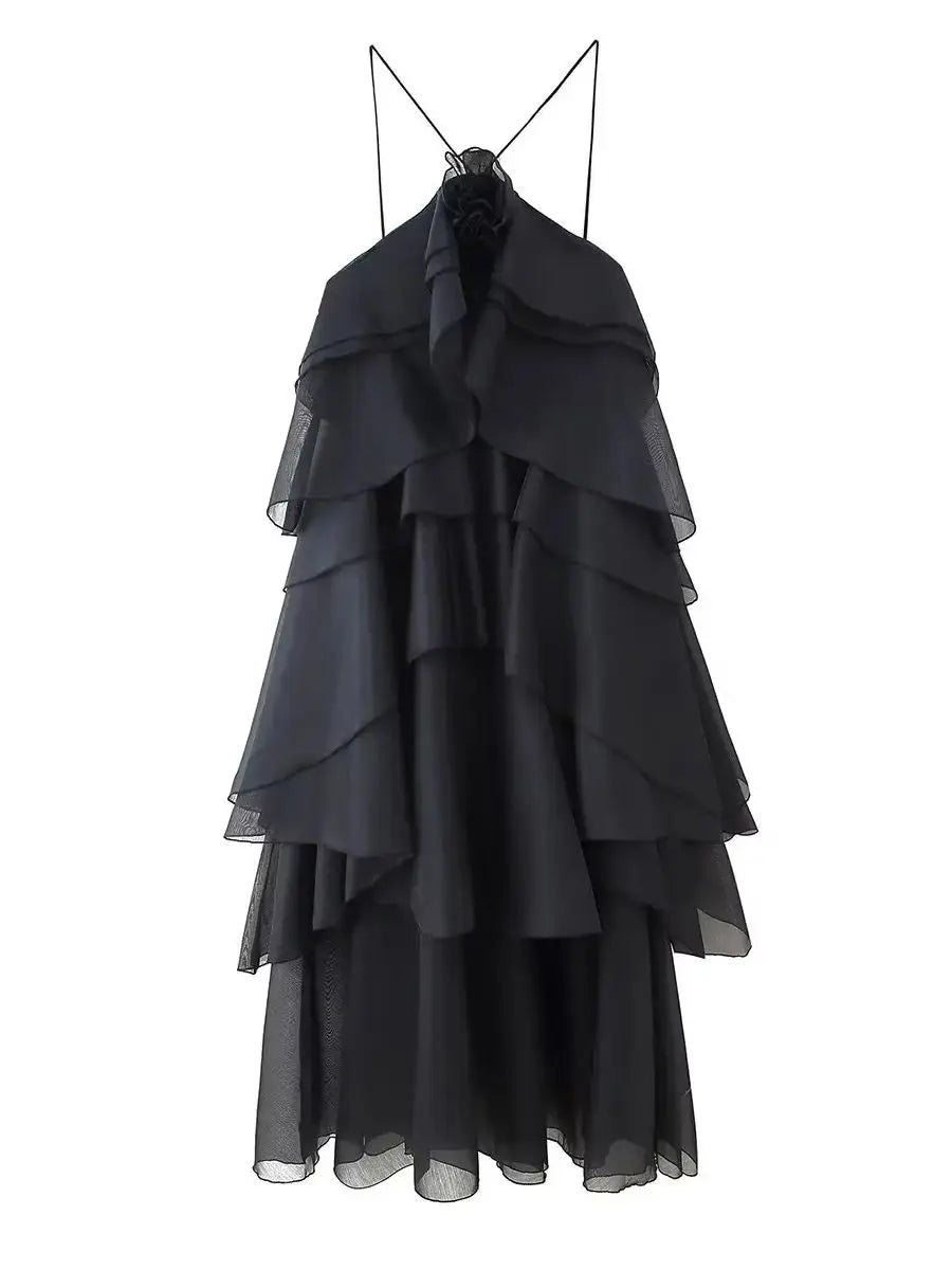 Elegant Tiered Ruffle Dress