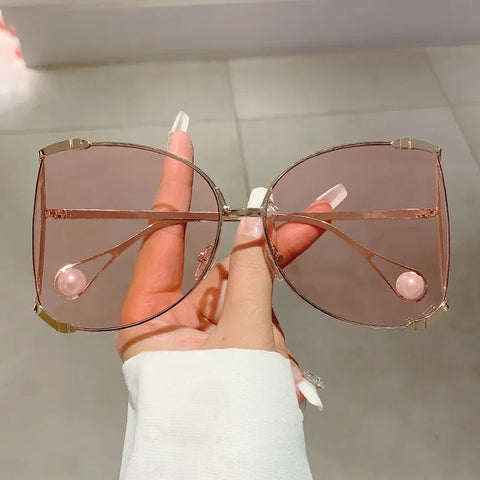 Divine Oversized Pearl Sunglasses