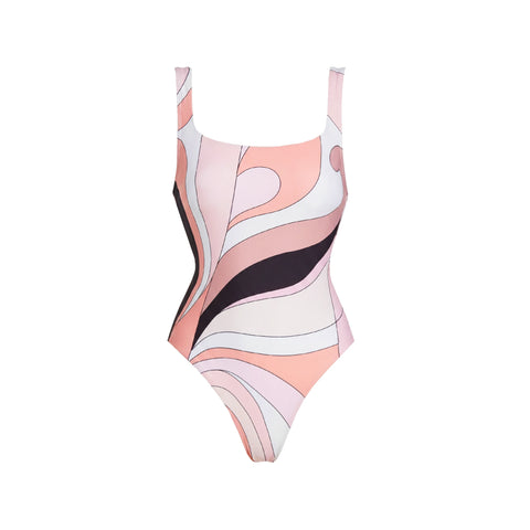 Vivacious Swirl Print Two-Piece Swimsuit