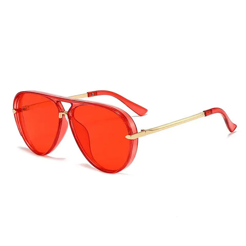 Wanderlust Orange Aviator Sunglasses