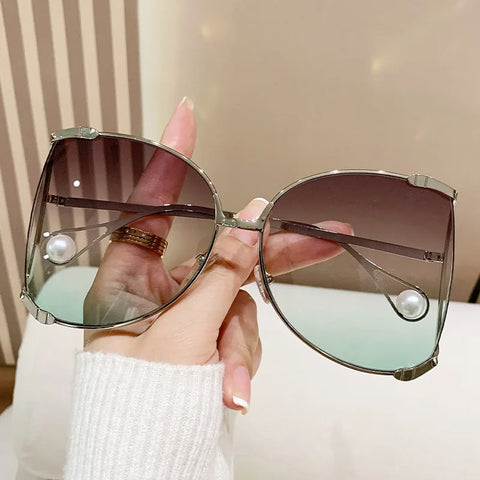 Divine Oversized Pearl Sunglasses