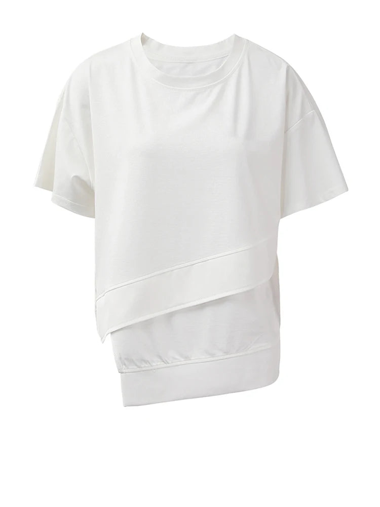 Liberated Asymmetrical Cotton T-shirt