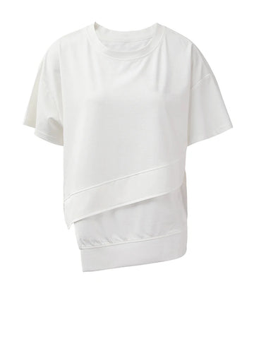 Liberated Asymmetrical Cotton T-shirt