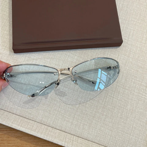 Daring Metal Cat Eye Sunglasses