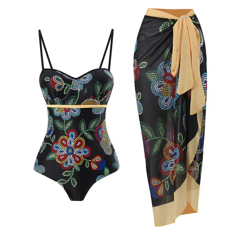 Sovereign Printed Wrap Bikini Set
