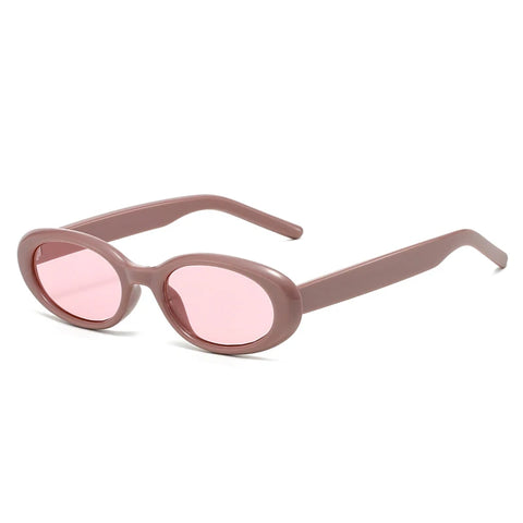 Audacious Leopard Oval Sunglasses
