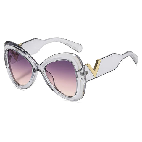 Elegant Butterfly Oversized Sunglasses
