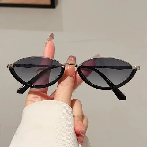Confident Metal Cat Eye Sunglasses