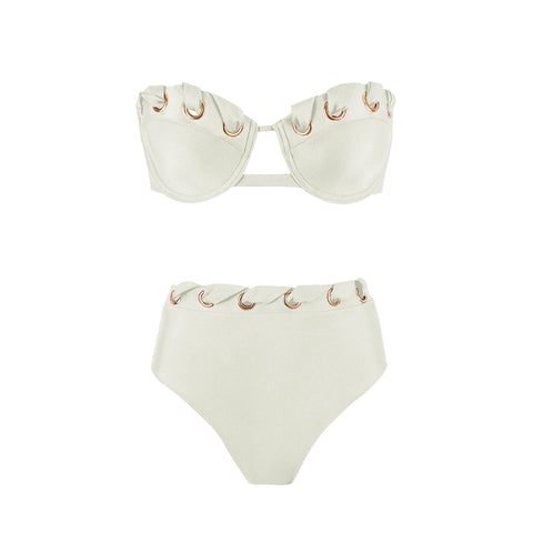 Radiant Golden High Waist Bikini Set