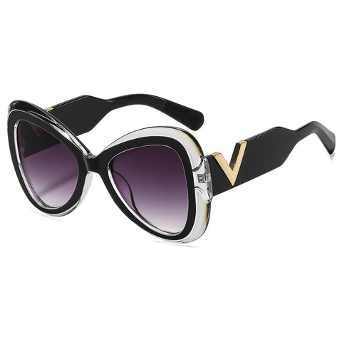 Elegant Butterfly Oversized Sunglasses