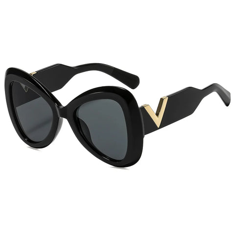 Elegant Butterfly Oversized Sunglasses