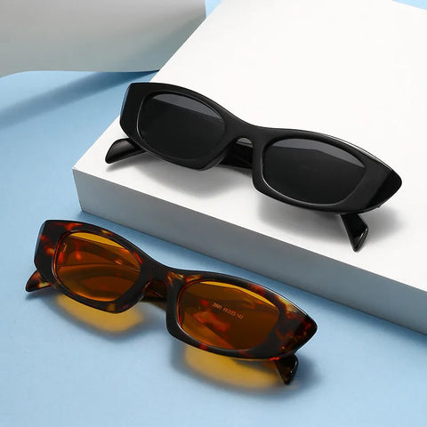 Audacious Green Cat Eye Sunglasses