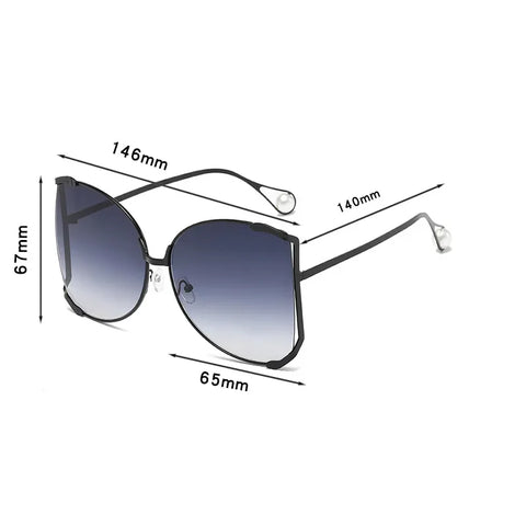 Divine Oversized Pearl Sunglasses